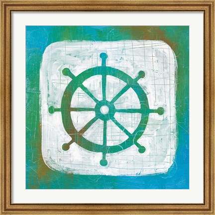 Framed Ahoy IV Print