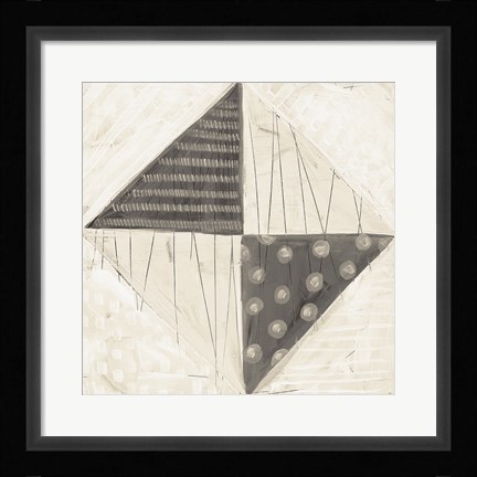 Framed Modern Americana VI Neutral Print