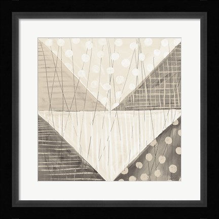 Framed Modern Americana IX Neutral Print