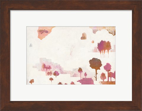 Framed In the Field and Forest Print