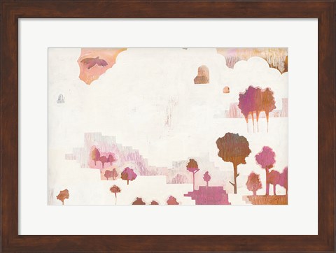 Framed In the Field and Forest Print