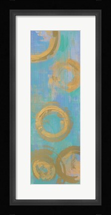 Framed Golden Circles Print