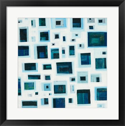 Framed Harbor Windows IV Print