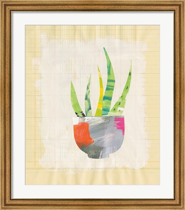 Framed Collage Cactus VIII Print