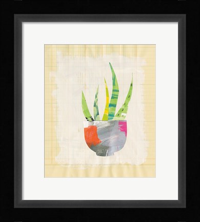 Framed Collage Cactus VIII Print
