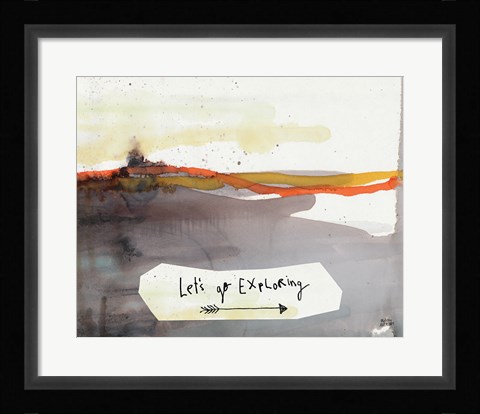 Framed Explore I Print