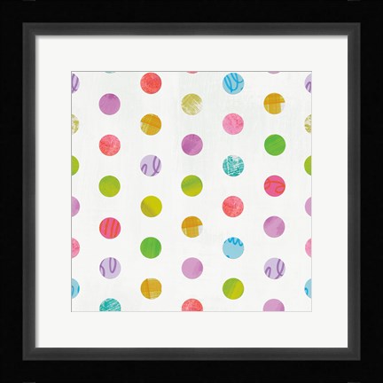 Framed Unicorn Magic Pattern IC Crop Print