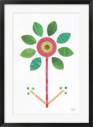 Framed Flower Power II Print