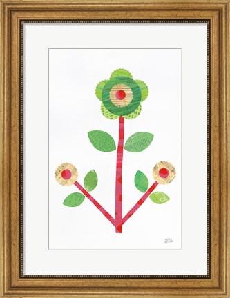 Framed Flower Power I Print
