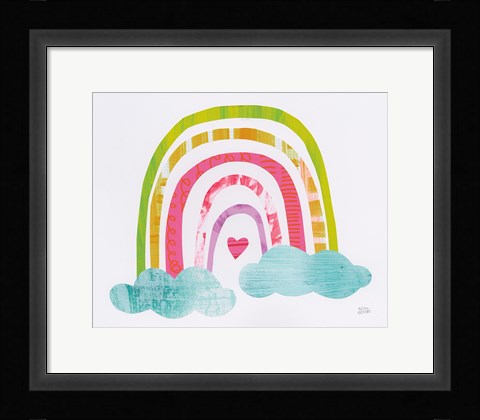 Framed Unicorn Magic VII Print