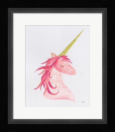 Framed Unicorn Magic I Print
