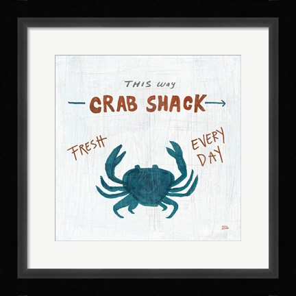 Framed Ahoy X Square Print