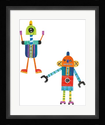 Framed Robot Party Element VI Print