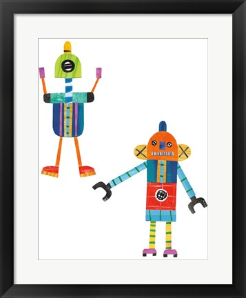 Framed Robot Party Element VI Print