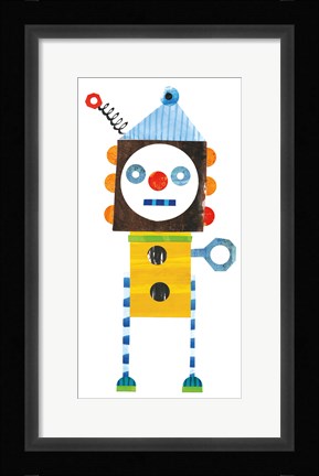 Framed Robot Party Element V Print