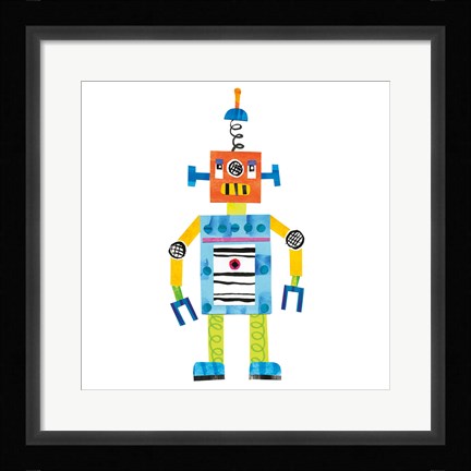 Framed Robot Party II Print