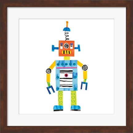 Framed Robot Party II Print