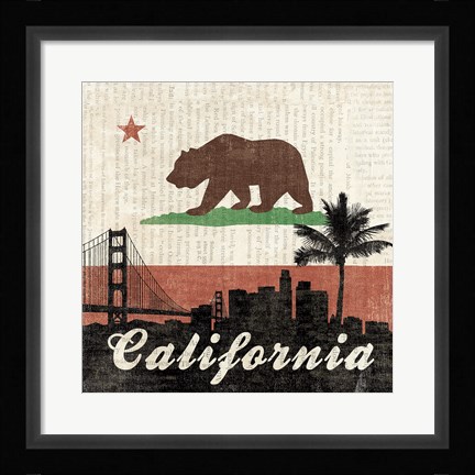 Framed California Print