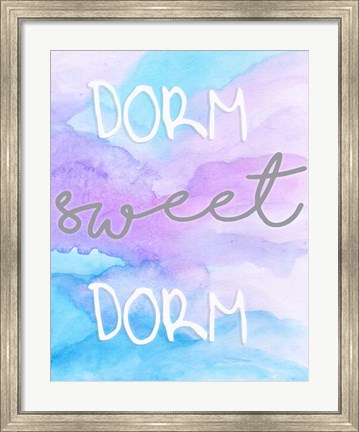 Framed Dorm Sweet Dorm Print