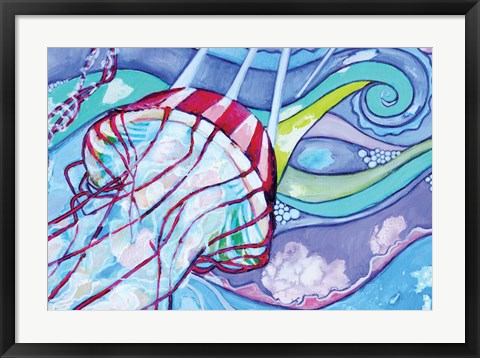 Framed Surfin&#39; Jelly Print