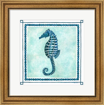 Framed Seahorse Frame II Print
