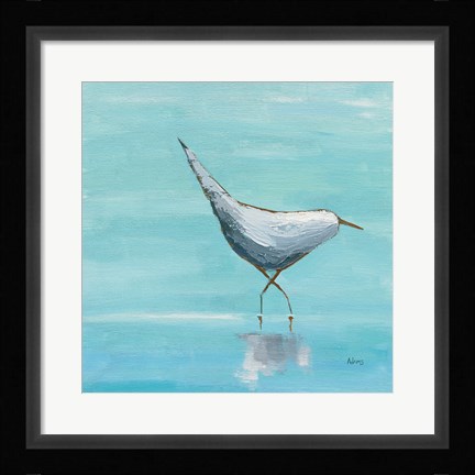 Framed Egret I Print