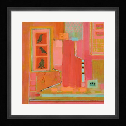 Framed Three Crows Print