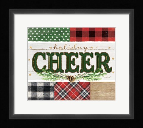 Framed Cheer Plaid Print