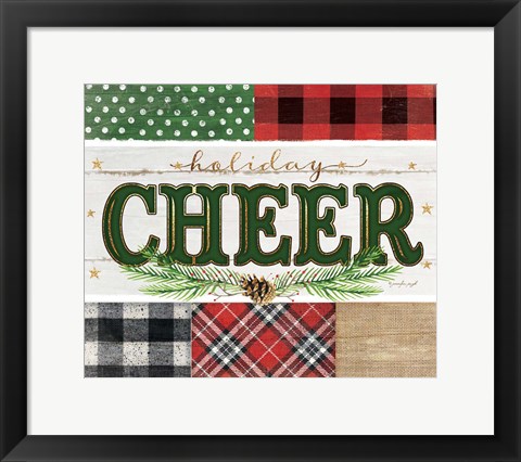 Framed Cheer Plaid Print