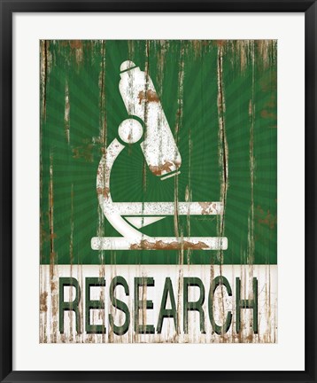 Framed Research Print