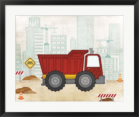 Framed Truck Print