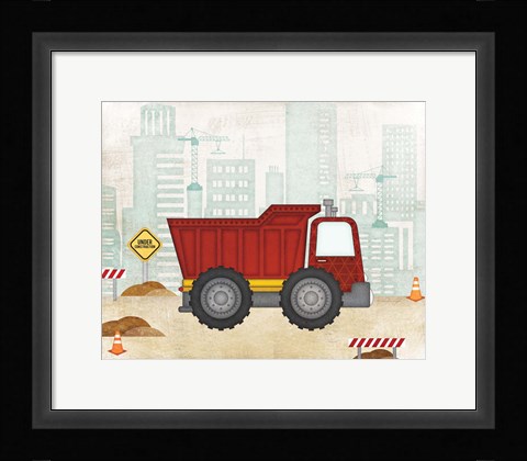Framed Truck Print