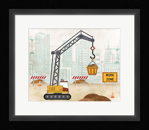 Framed Crane Print
