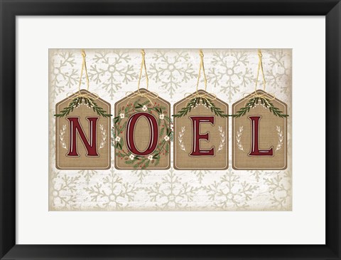 Framed Noel Print