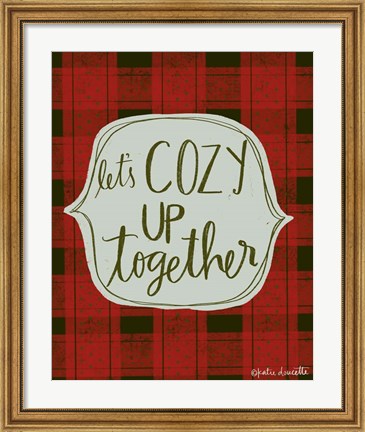 Framed Cozy Together Print