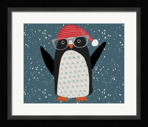 Framed Hip Penguin Print
