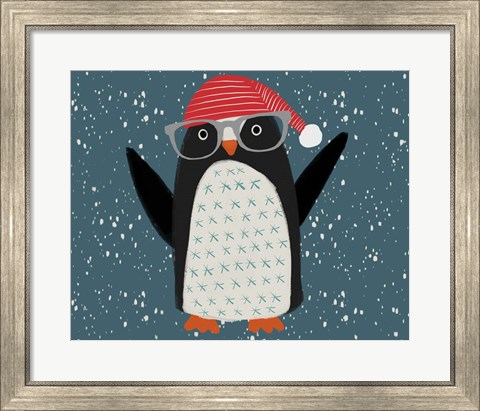 Framed Hip Penguin Print