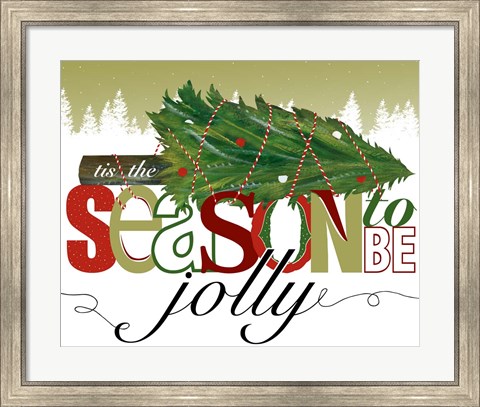 Framed To Be Jolly Print