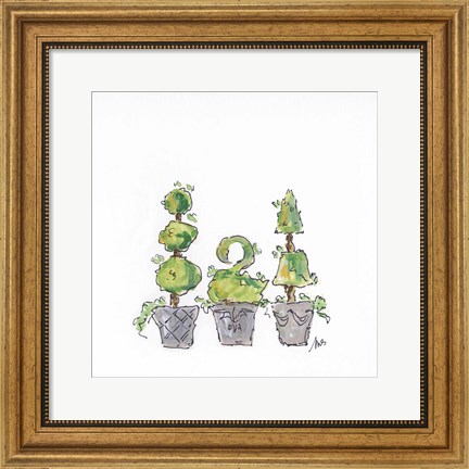 Framed Plants Print