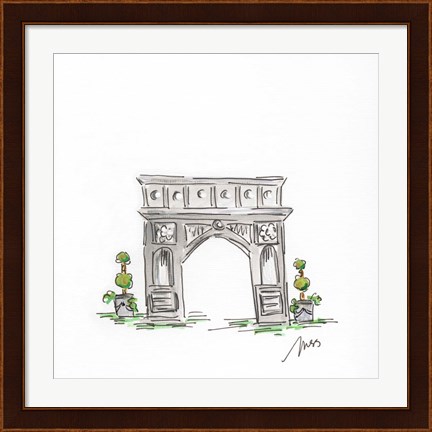 Framed Arch de Triumph Print