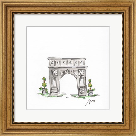 Framed Arch de Triumph Print