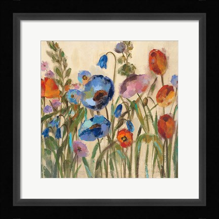 Framed Sunrise Garden III Print
