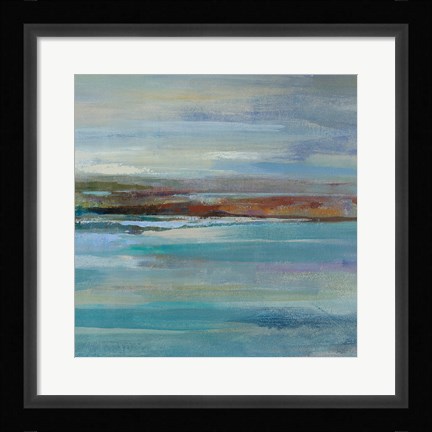 Framed Northern Shore Square II Print