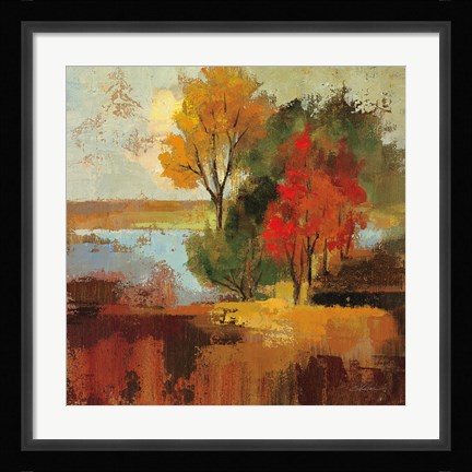Framed October Landscape Print