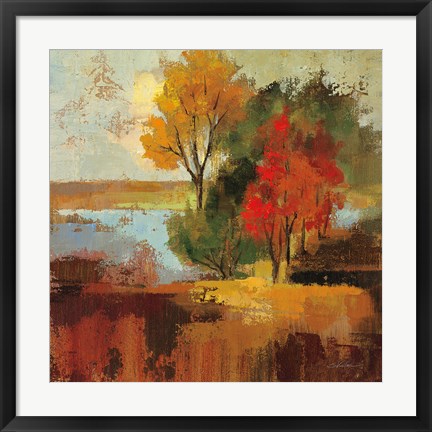 Framed October Landscape Print