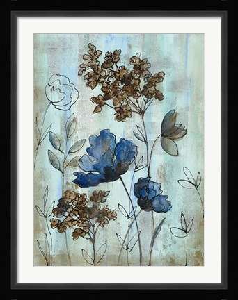 Framed Botanical Trio III Print