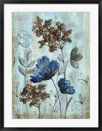 Framed Botanical Trio III Print