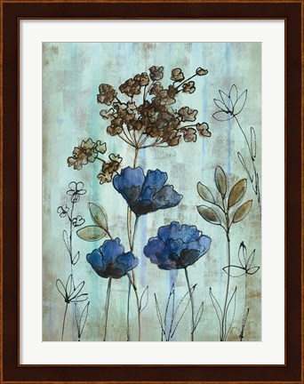 Framed Botanical Trio II Print