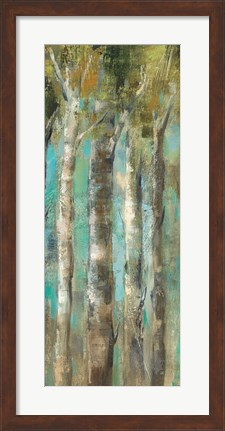 Framed April Birch Forest Panel II Print