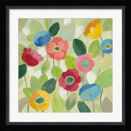 Framed Fairy Tale Flowers IV Print